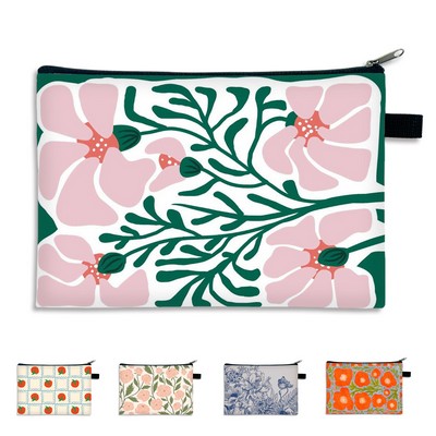 Full Color Printed Makeup Storage Pouch