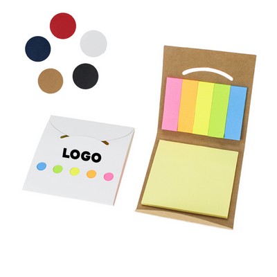 MOQ 50 pcs Smile-Shaped Sticky Notes Pad