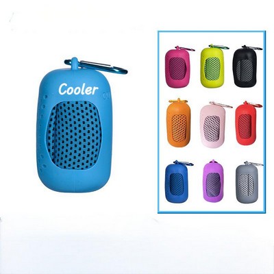 Super Dry Cooling Towel W/Silicone Carrying Case