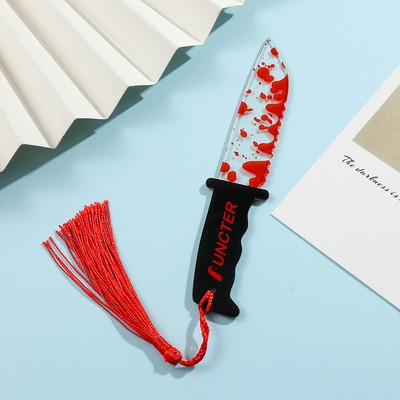 Acrylic Halloween Dagger Bookmark