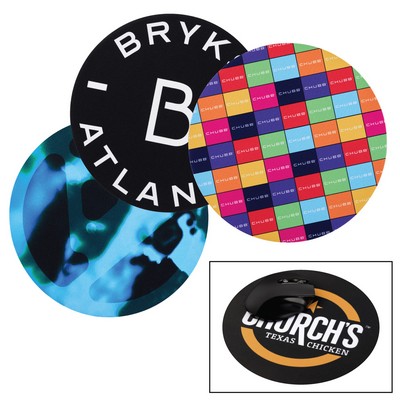 Round Soft Rubber Mouse Pad w/ Full Color Dye Sublimation