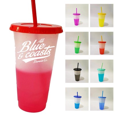 24OZ Cold Color Changing Mood Tumbler