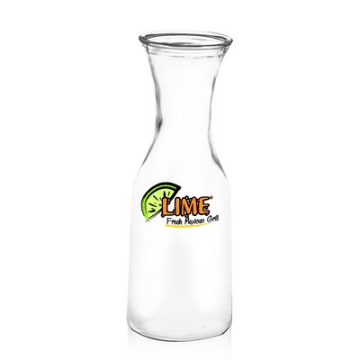 34 oz. Clear Glass Carafes