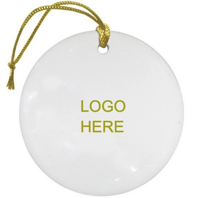 Ceramic Circle Ornament