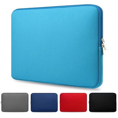 14" Neoprene Laptop Sleeve with Zipper Compartment