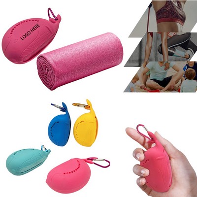 Ultra Fine Fiber Quick Dry Sports Towel For Gym Yoga Running And Travel With Logo Customization