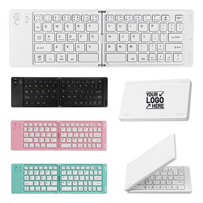Pocket-Sized Foldable Wireless Keyboard Ultra-Thin for Mobile Tablet & Laptop
