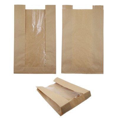 Custom Oil-proof Bread Bag With Window