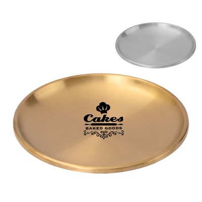 11.8" Korean-Style Double-Layer Dinner Plate