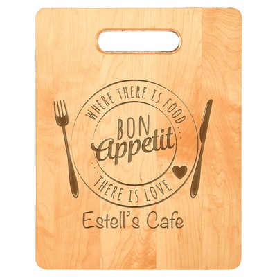 11 1/2" x 8 3/4" Maple Cutting Board