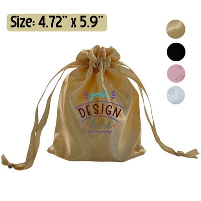 Satin Jewelry Storage Bag