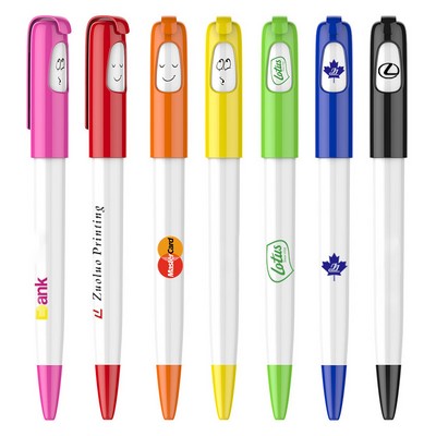 Face - Changing Plastic Ballpoint Pen