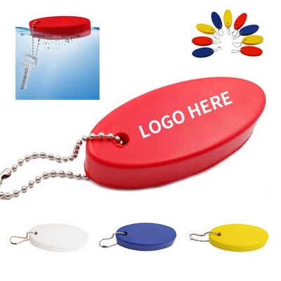 Elliptic PU Buoyant Keyring