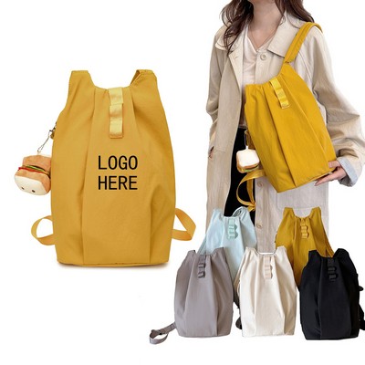 Sophisticated Washed Canvas Backpack