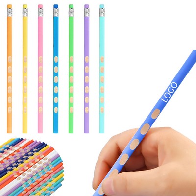 Eraser-Topped HB Pencil with Posture Correction Grip
