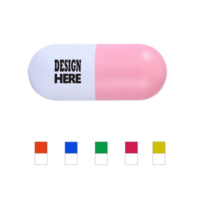 PU Foam Capsule Shape Pill Stress Reliever Ball