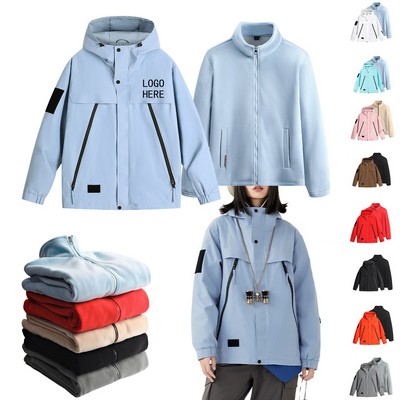 3-in-1 Detachable Waterproof Hiking Jacket