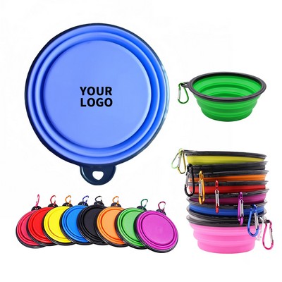 12 oz Collapsible Pet Bowl with Carabiner