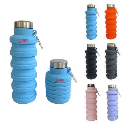 Collapsible Silicone Water Bottle