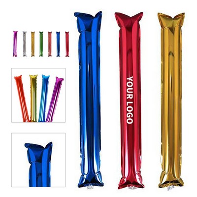 Aluminum Foil Inflatable Thunder Sticks Pair 24" Length