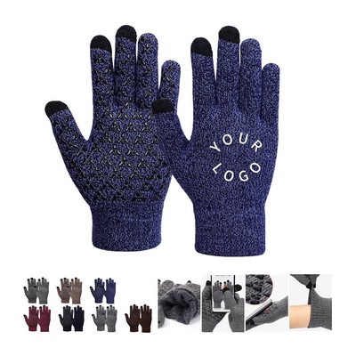 Soft Acrylic Anti Slip Touch Screen Texting Gloves