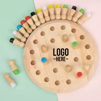Wooden Color Memory Chess toy