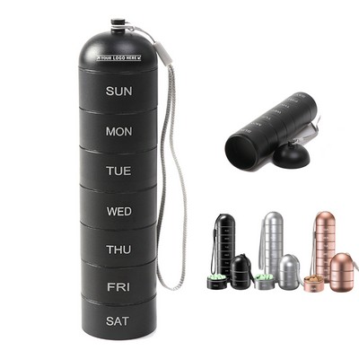 7-Day Metal Pill Organizer