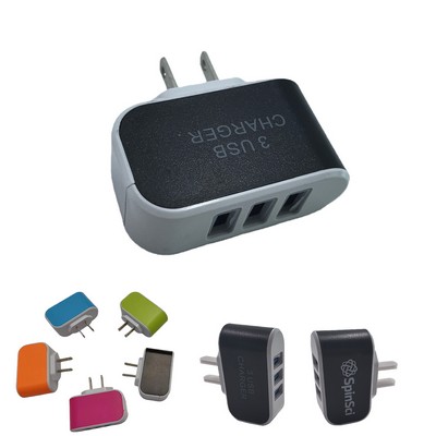 Multiple 3-Port USB Wall Charge
