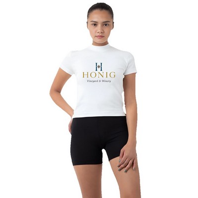 Baby Rib Mockneck Tee