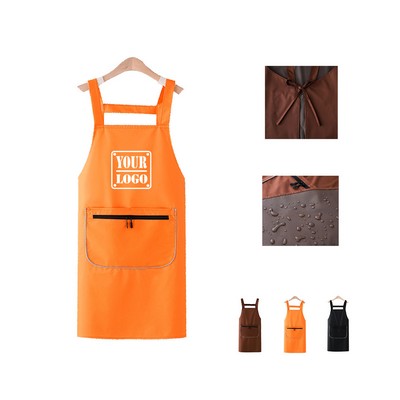 Bib Neck Apron With Pockets