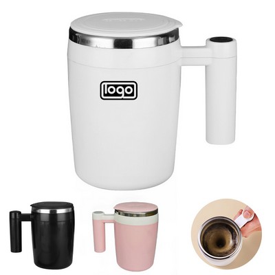 Stainless Steel Automatic Magnetic Stirring Coffee Mug
