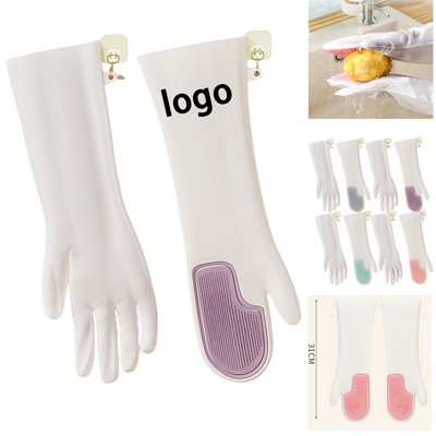 Durable Waterproof PVC Cleaning Gloves For Household Use