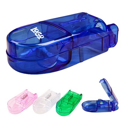 Transparent Cutting Pill Boxes for the Elderly