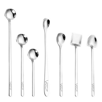 Long Handle Stainless Steel Spoon