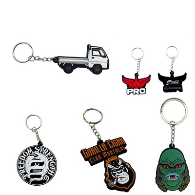Customized Soft Rubber Keychains