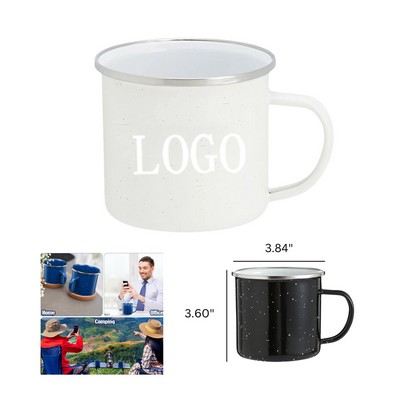 Retro Quote Enamel Mug