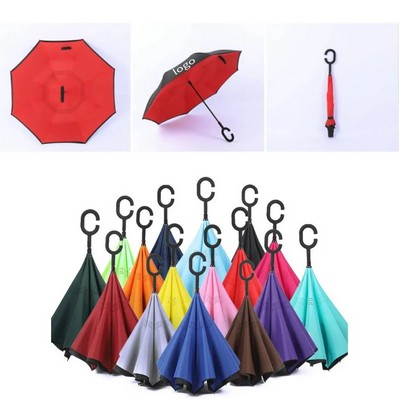 Inverted Umbrella with C-Handle