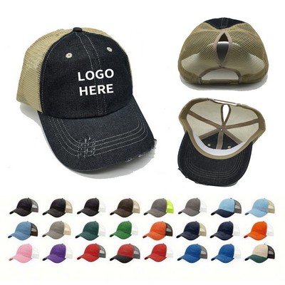 Cross-Braid Womens Baseball Cap