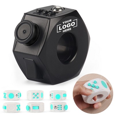 Multi Sided Fidget Cube Sensory Toy For Stress Relief And Focus