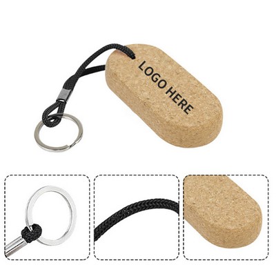 Eco Cork Pendant Keyring