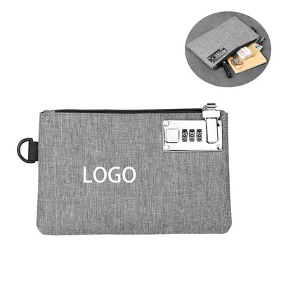 Password Lock Organized Pouch