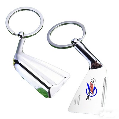 Metal Golf Club Keychain
