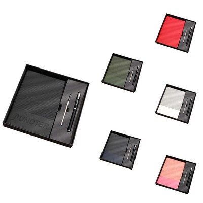 A5 Notebook & Pen Gift Set With Pen Refill - Premium Dual-Texture Journal Kit For Daily Use, Office
