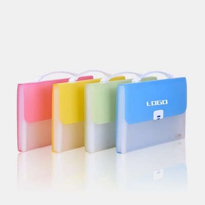Portable 13-Pocket Expandable File Organizer, A4 Size, Letter Paper Storage