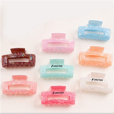 3.3" L French Hair Claw Clips Rectangle Clip