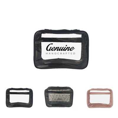 Clear PVC Travel Toiletry Pouch