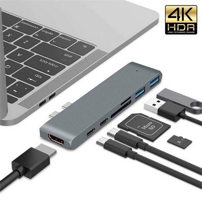 7-In-1 USB C Hub Type-C Adapter