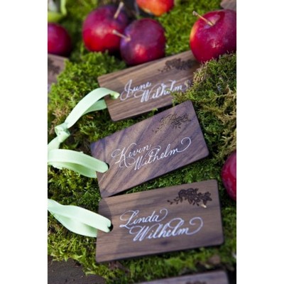 Hardwood Table Signs