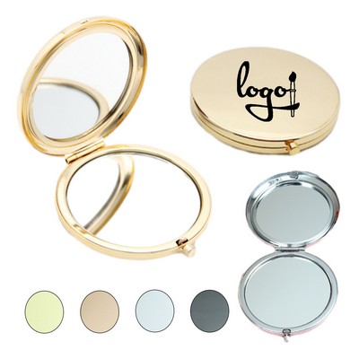 Metal Round Magnifying Makeup Mirror