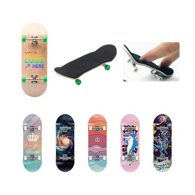 Mini Wooden Finger Skateboard